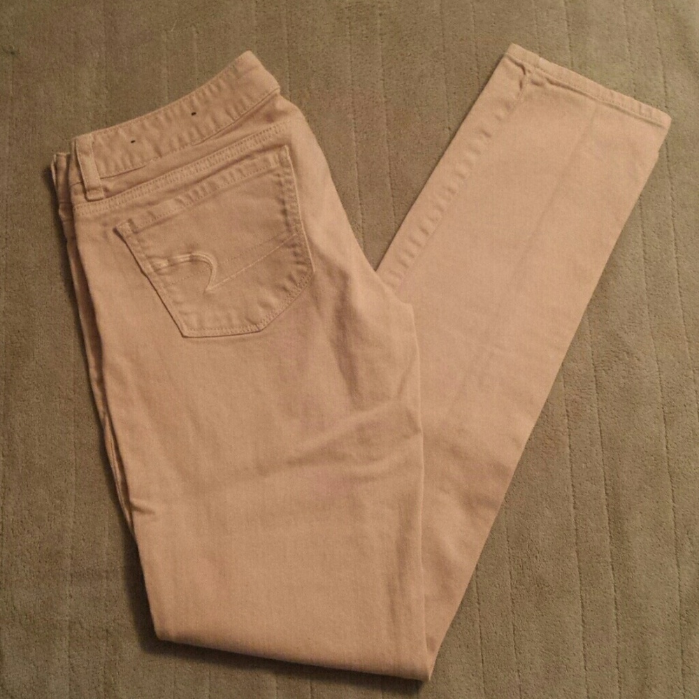 American Eagle Skinny Pants in Blush
